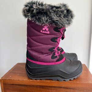 New Without Tags - Kamik Kids' Snowgypsy 4 Winter Snow Boot Grape Size 2